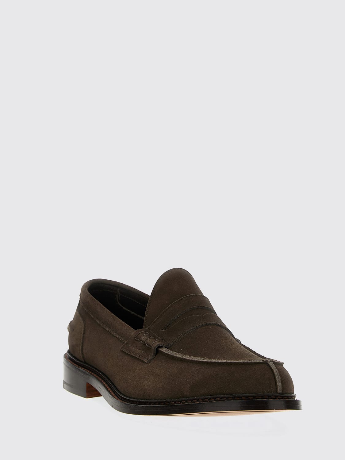 TRICKER'S MOCASSINI: Mocassino Tricker's in camoscio , Marrone - Img 2