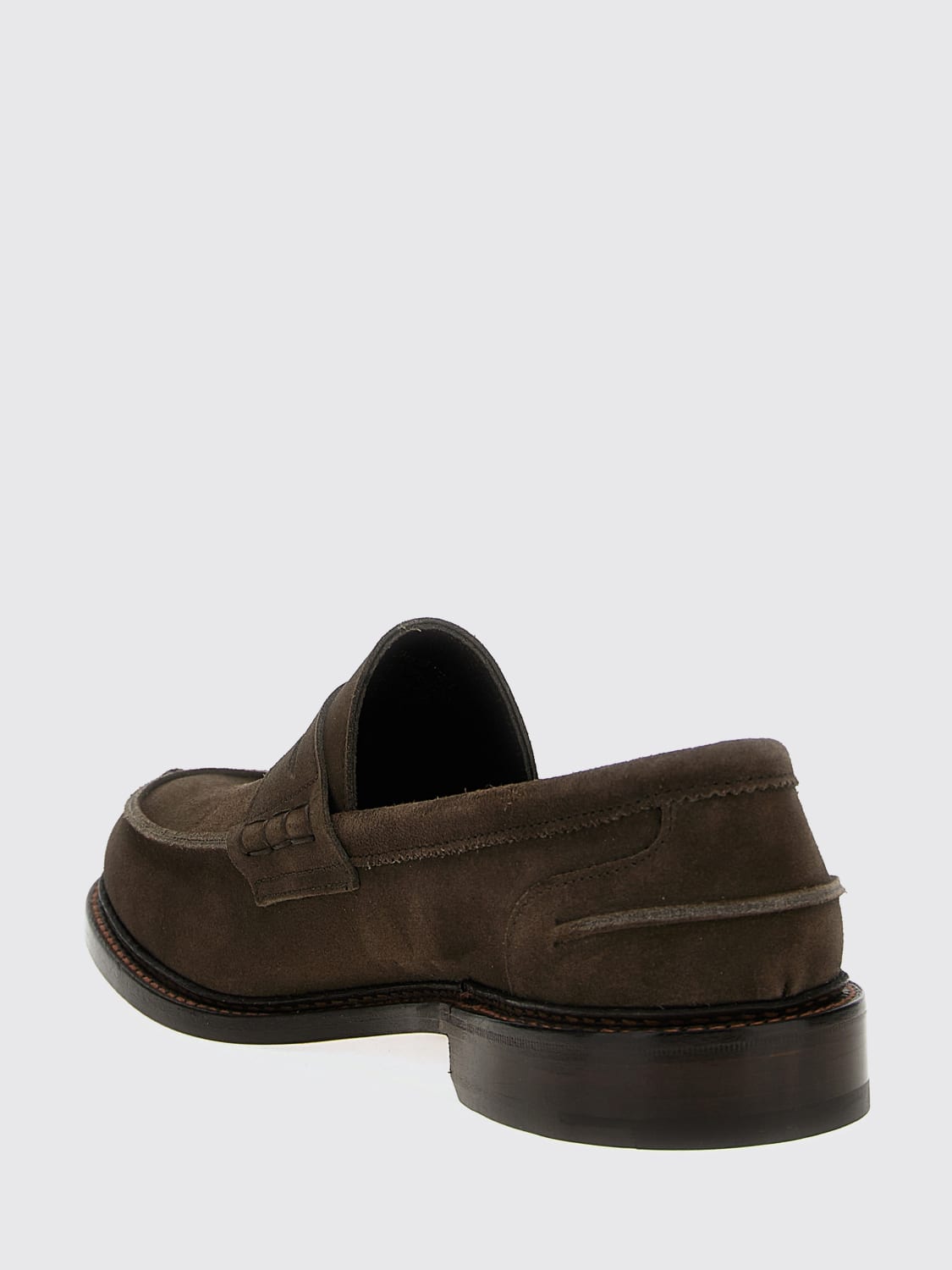 TRICKER'S MOCASSINI: Mocassino Tricker's in camoscio , Marrone - Img 3