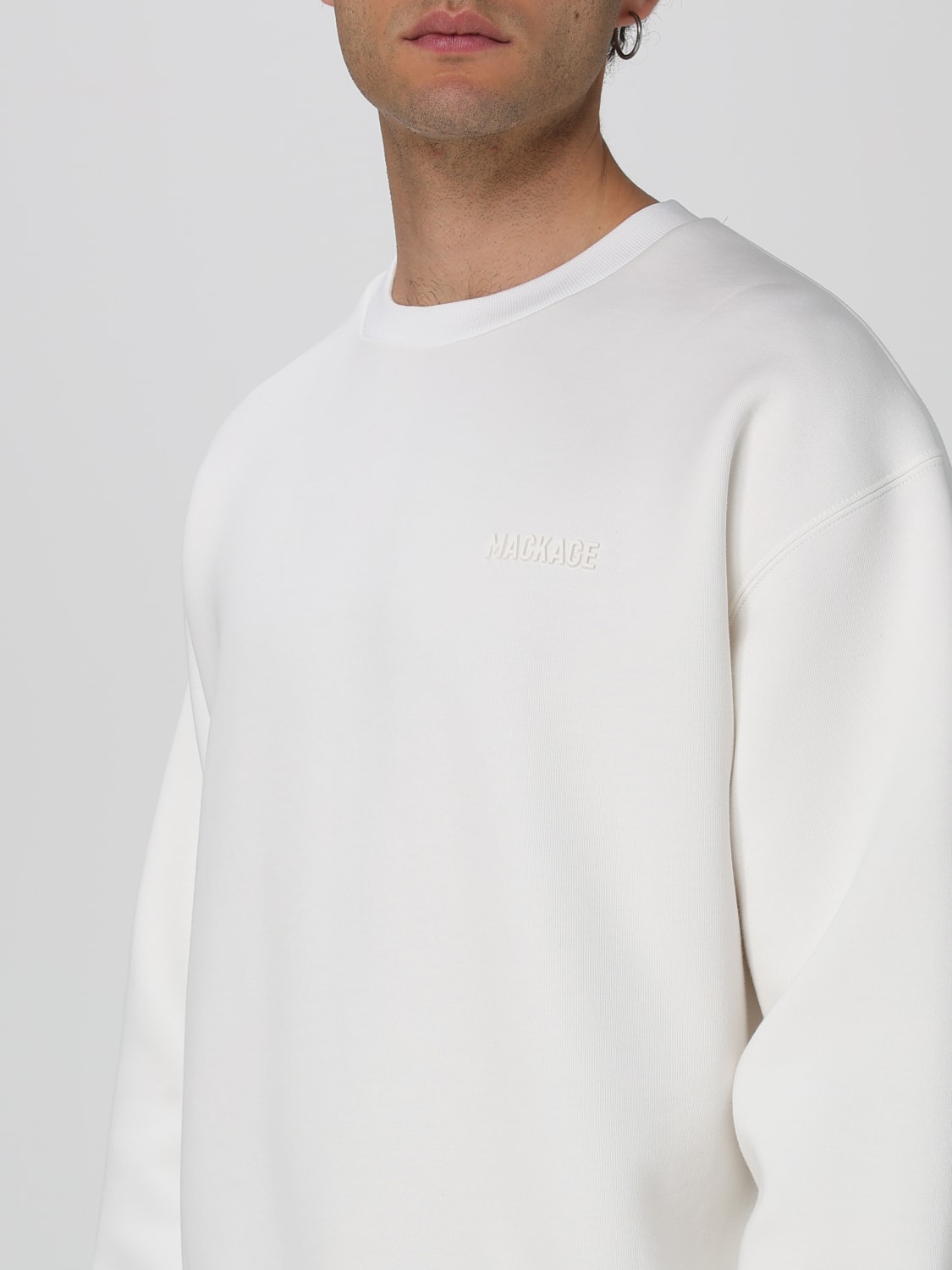 MACKAGE SWEATSHIRT: Sweatshirt homme Mackage, Blanc - Img 3