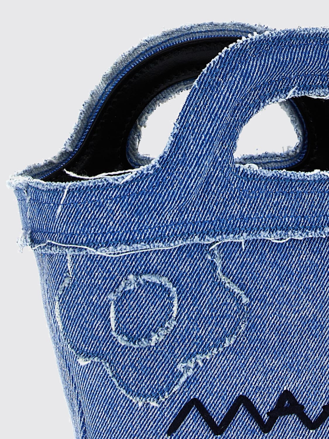 MARNI MINI BAG: Shoulder bag woman Marni, Blue - Img 3