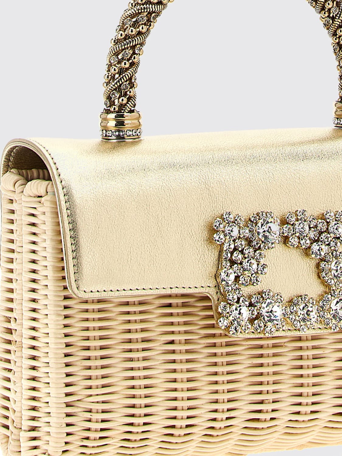 ショルダーバッグ・ポシェット ROGER VIVIER Woman Crossbody bags Gold RBWAMFC2100UCN 1465 ROGER VIVIER: Shoulder bag woman - Gold | Roger Vivier mini