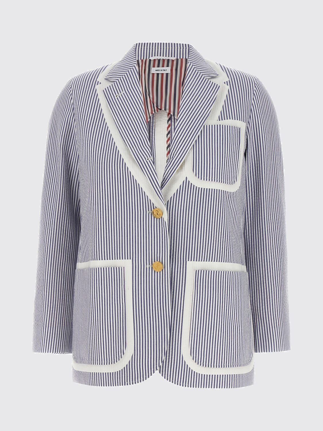 THOM BROWNE VESTE: Blazer femme Thom Browne, Multicolore - Img 1