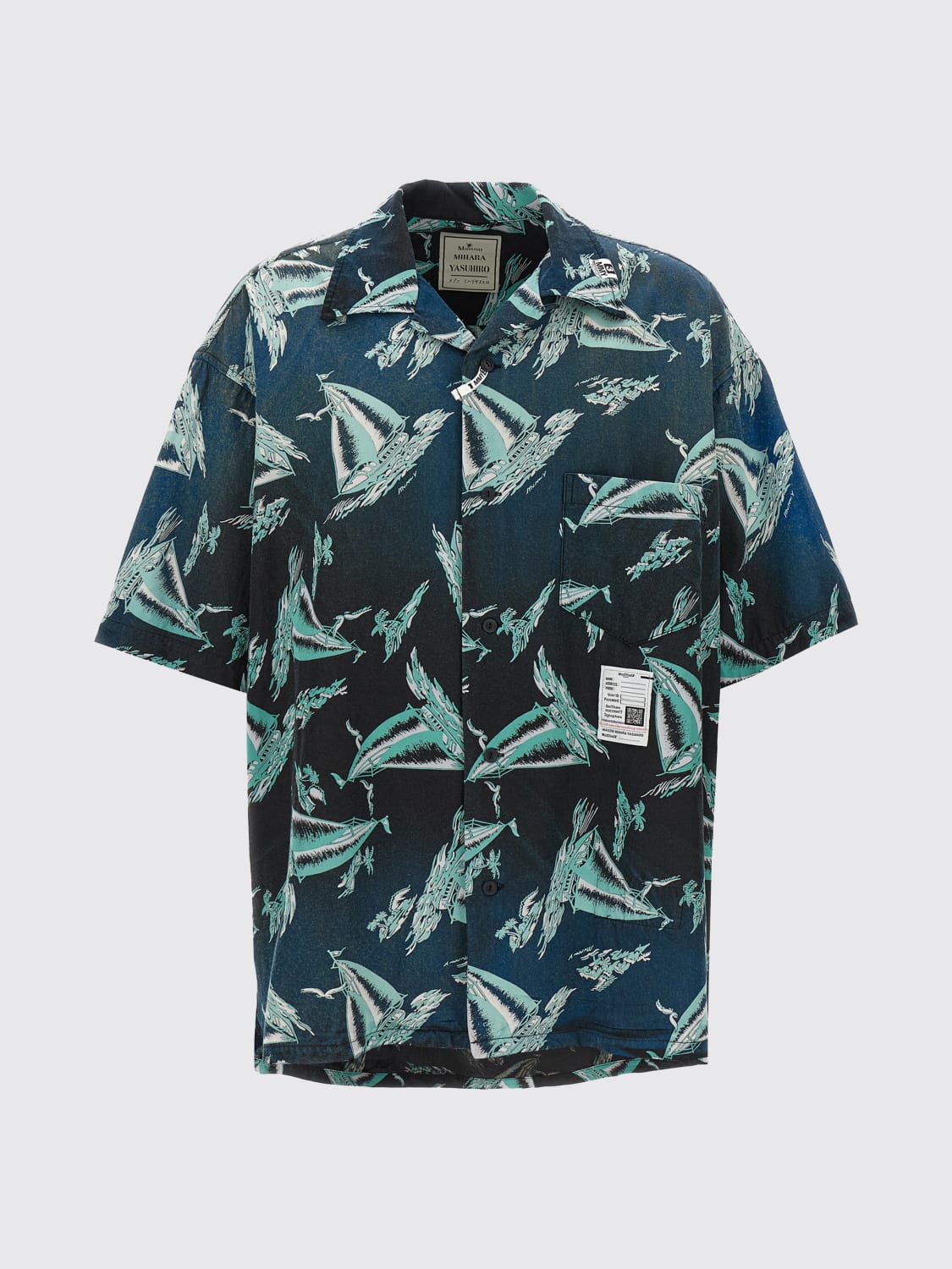 MAISON MIHARA YASUHIRO SHIRT: Shirt men Maison Mihara Yasuhiro, Blue - Img 1