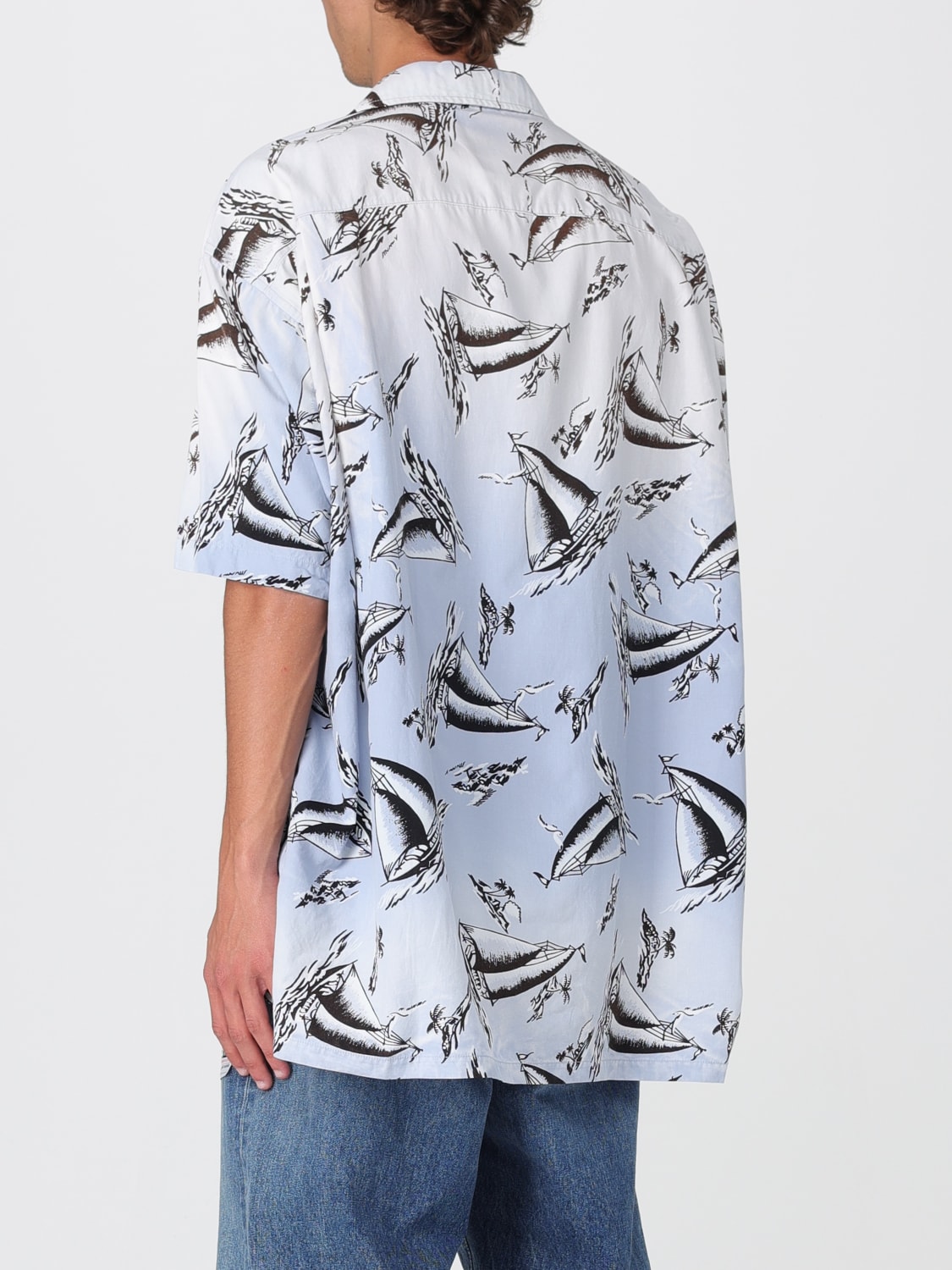 MAISON MIHARA YASUHIRO HEMD: Hemd herren Maison Mihara Yasuhiro, Navy - Img 3