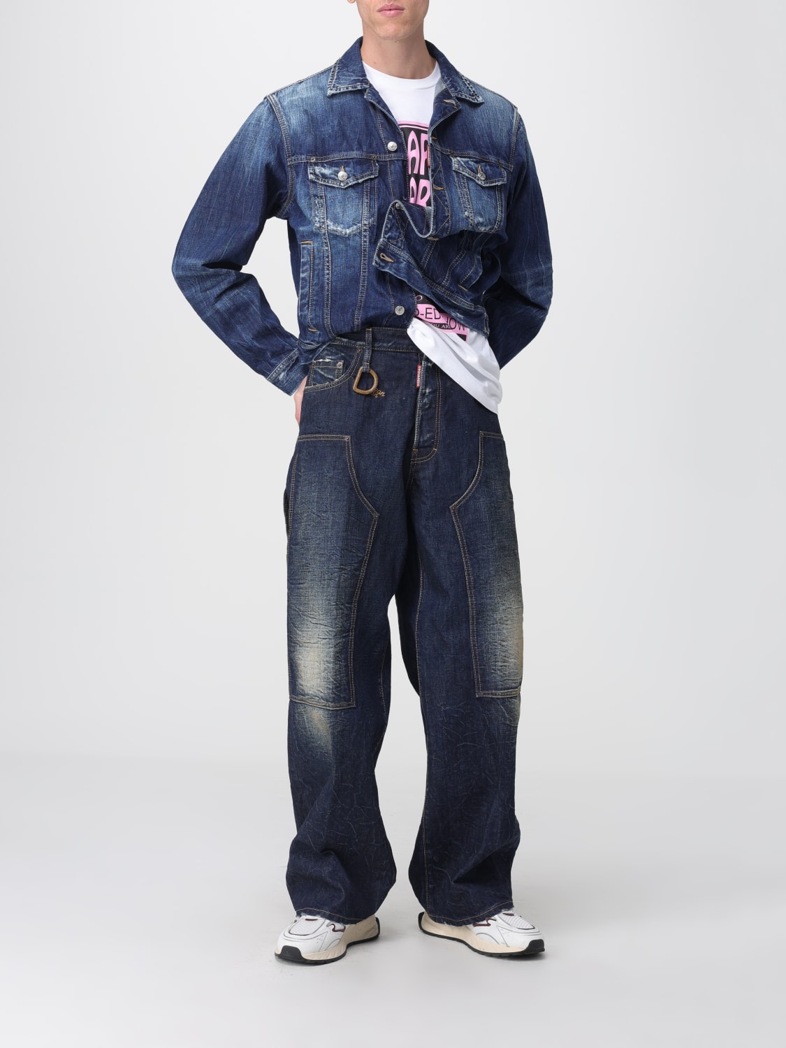 DSQUARED2 JACKET: Dsquared2 men's denim jacket, Blue - Img 2