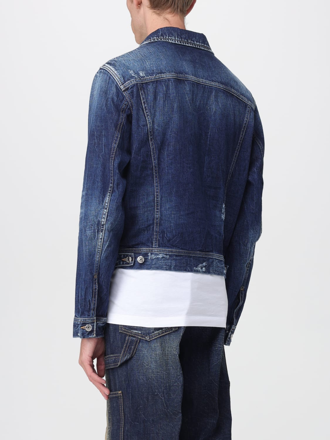 DSQUARED2 JACKET: Dsquared2 men's denim jacket, Blue - Img 3