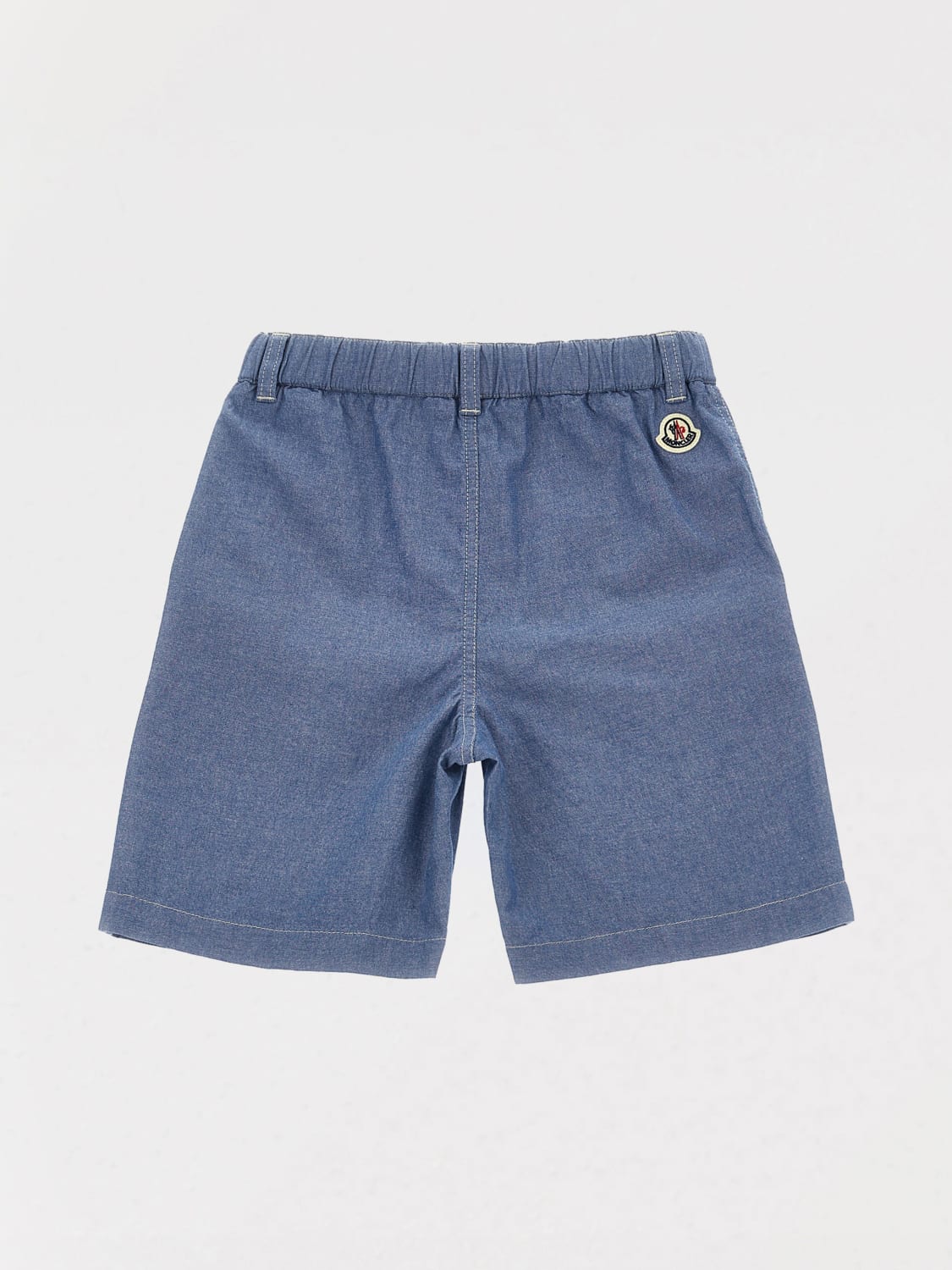 MONCLER PANTALONES CORTOS: Pantalón corto niños Moncler, Azul Oscuro - Img 2