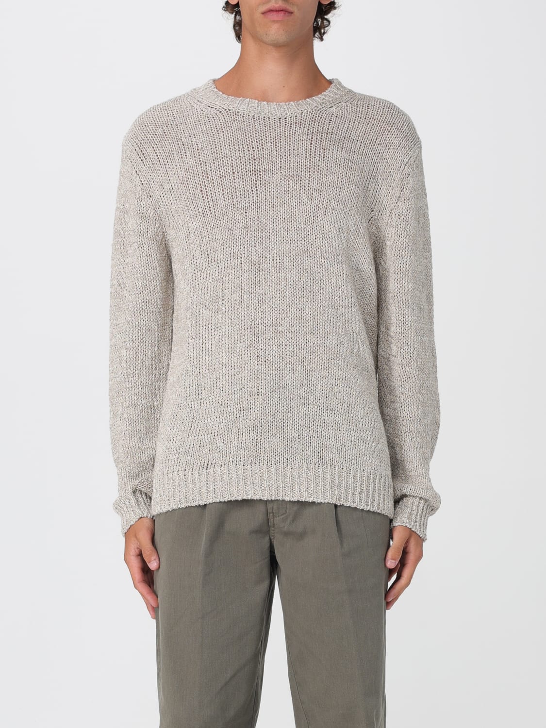 ROBERTO COLLINA PULLOVER: Strickjacke herren Roberto Collina, Beige - Img 1