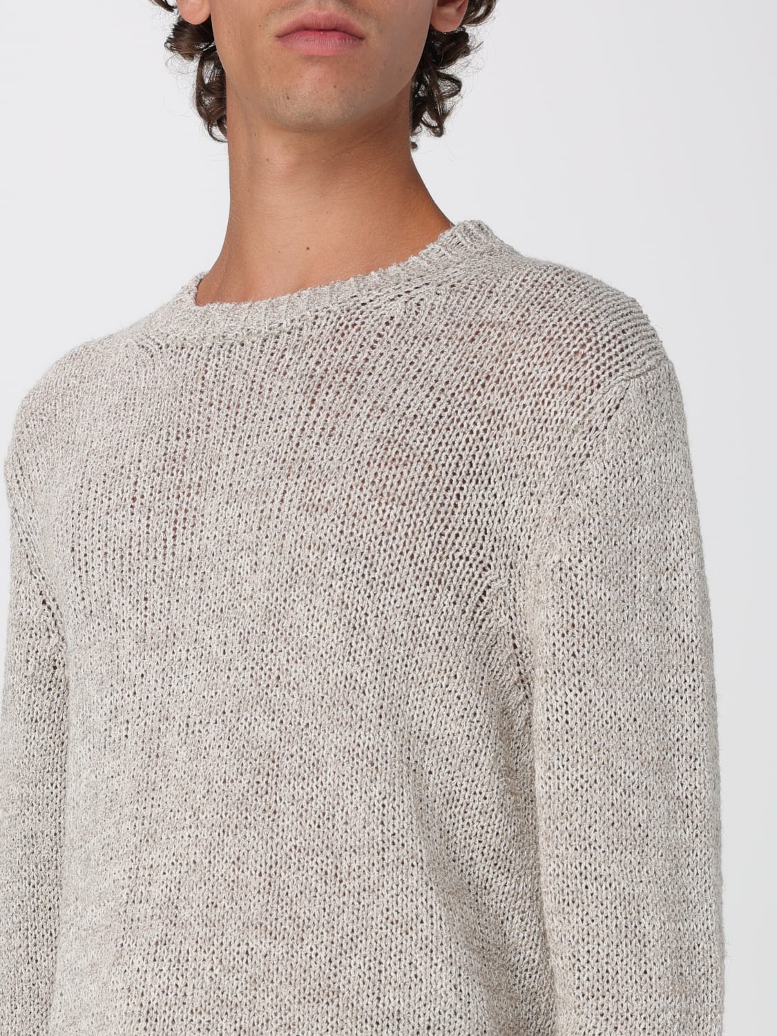 ROBERTO COLLINA PULLOVER: Strickjacke herren Roberto Collina, Beige - Img 3