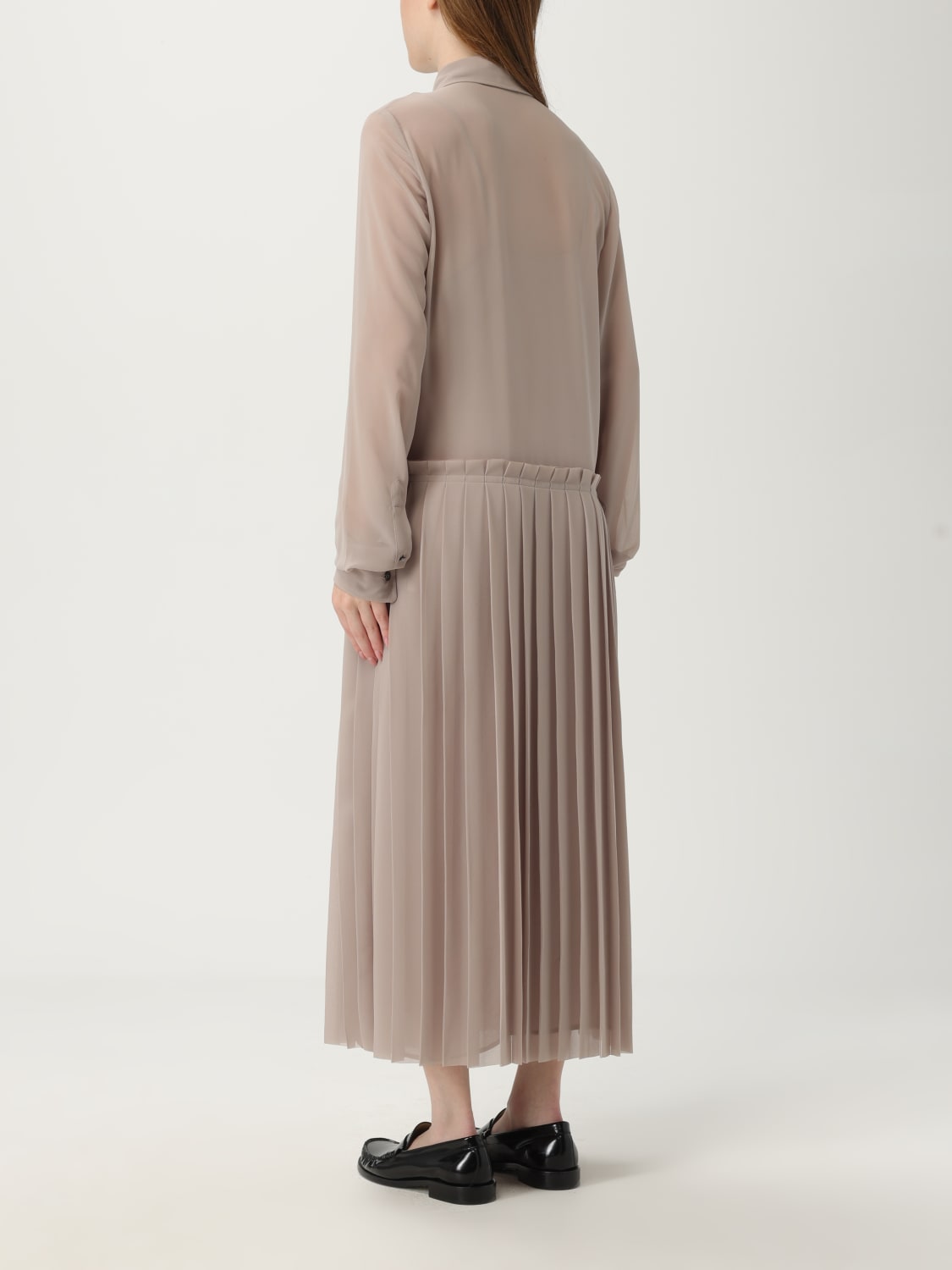 ワンピース AMI PARIS PLEATED MIDI DRESS BLACK Pleated Midi Dress | AMI PARIS