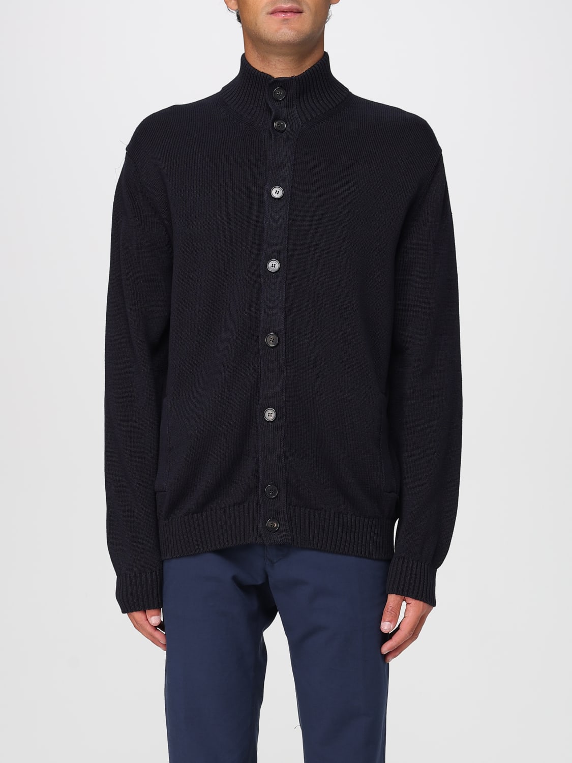 ZANONE SWEATER: Cardigan men Zanone, Blue - Img 1