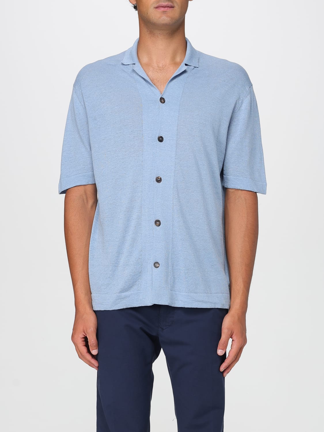 ZANONE SHIRT: Shirt men Zanone, Blue - Img 1