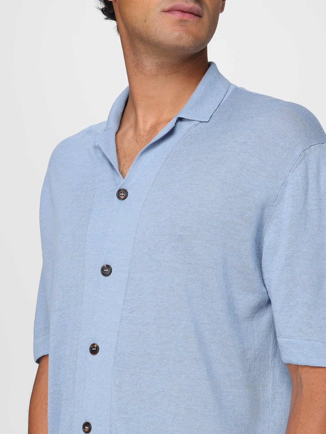ZANONE SHIRT: Shirt men Zanone, Blue - Img 3