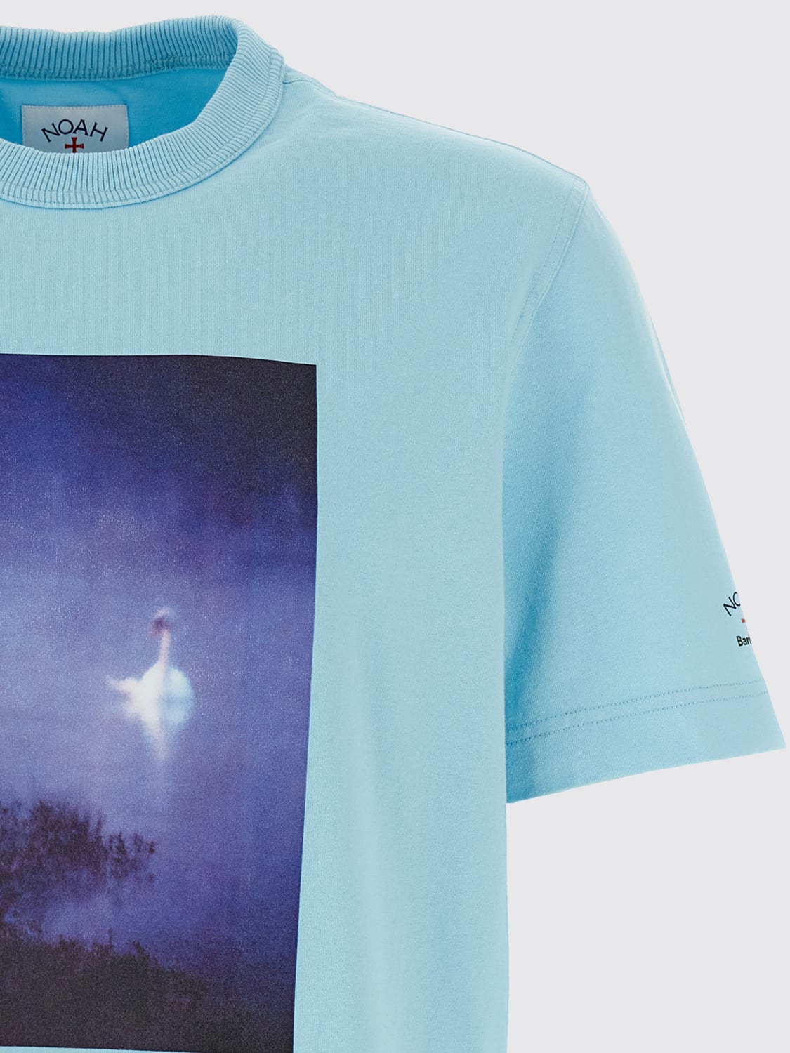 BARBOUR T-SHIRT: T-shirt men Barbour, Blue - Img 3