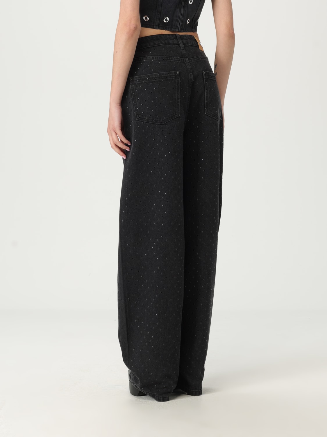 ROTATE VAQUEROS: Vaquero mujer Rotate, Negro - Img 3