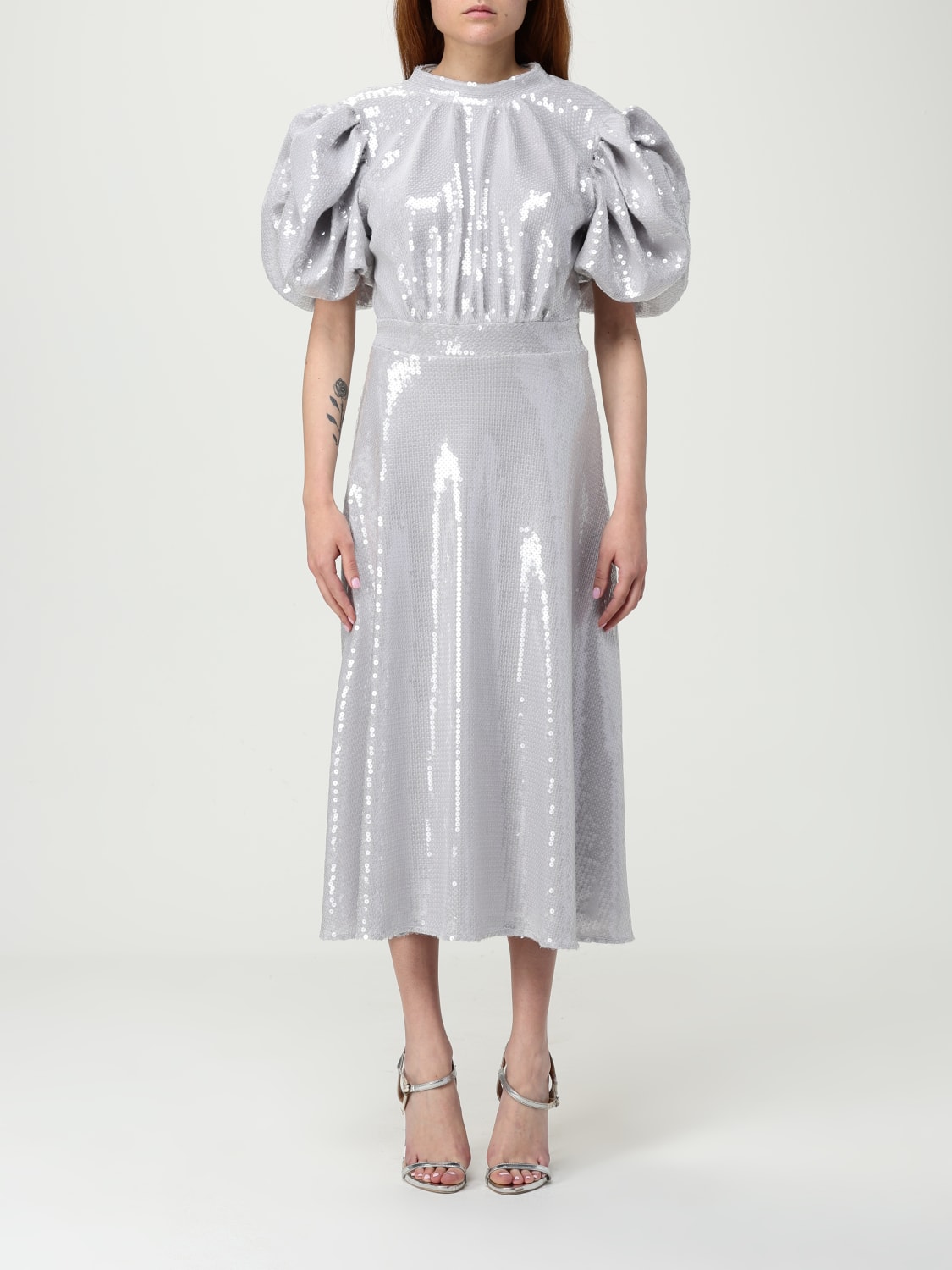 ワンピース ROTATE Woman Dress Grey 113871 039 ROTATE: Dress woman - Grey | Rotate dress 113871 online at