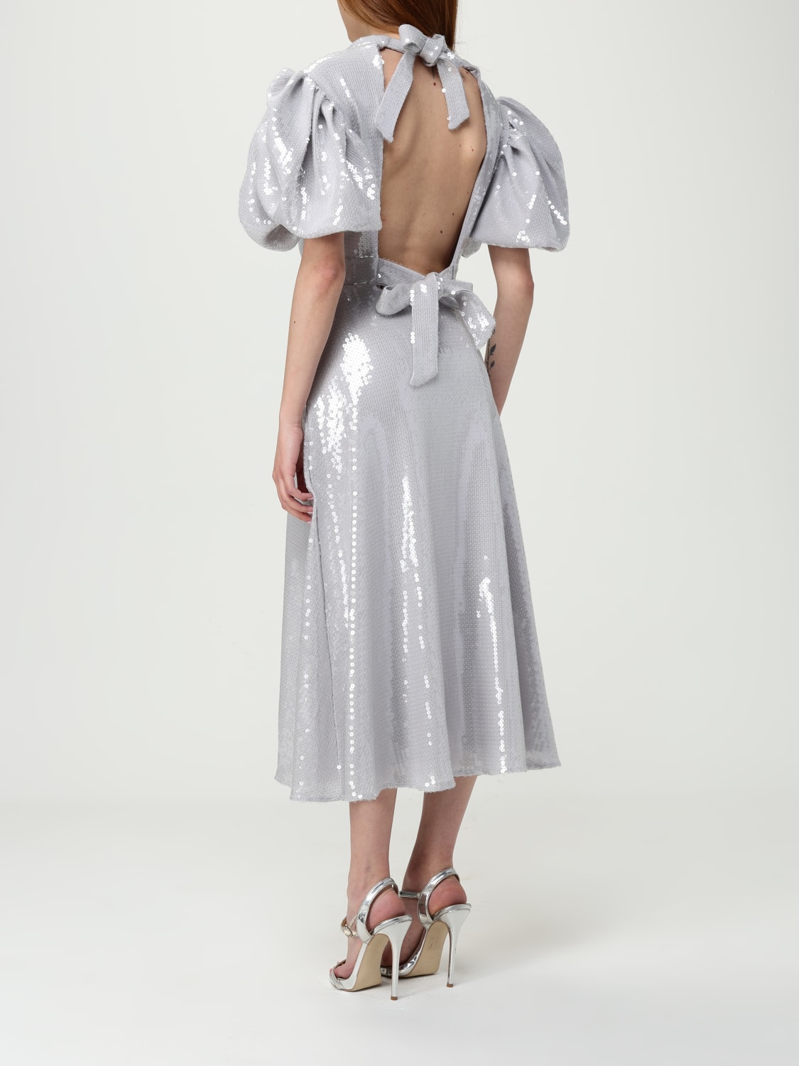 ROTATE DRESS: Dress woman Rotate, Grey - Img 2