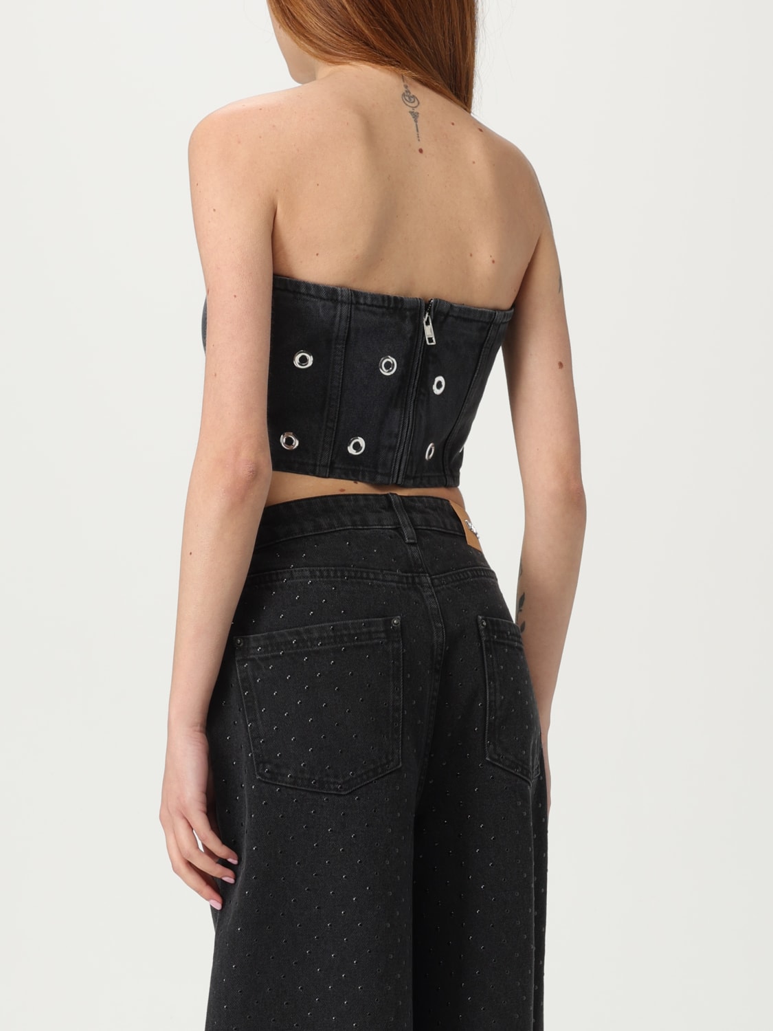 ROTATE TOP: Top woman Rotate, Black - Img 3