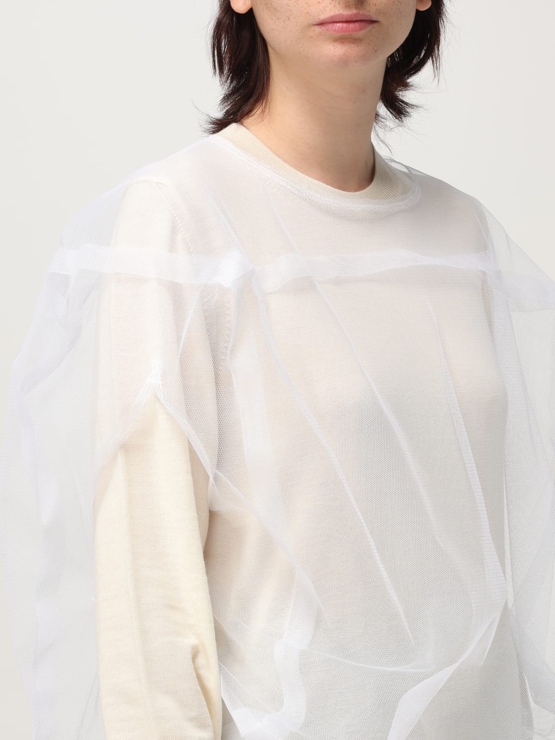 COMME DES GARÇONS SWEATER: Cardigan woman Comme Des Garçons, White - Img 5