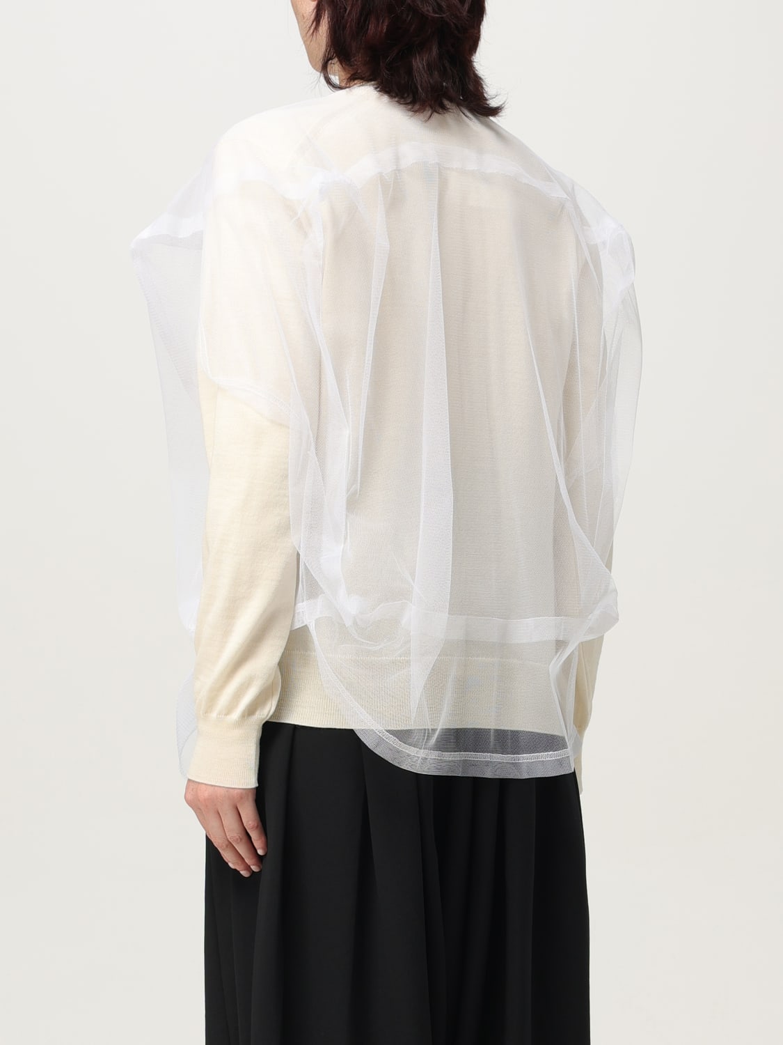 COMME DES GARÇONS SWEATER: Cardigan woman Comme Des Garçons, White - Img 3