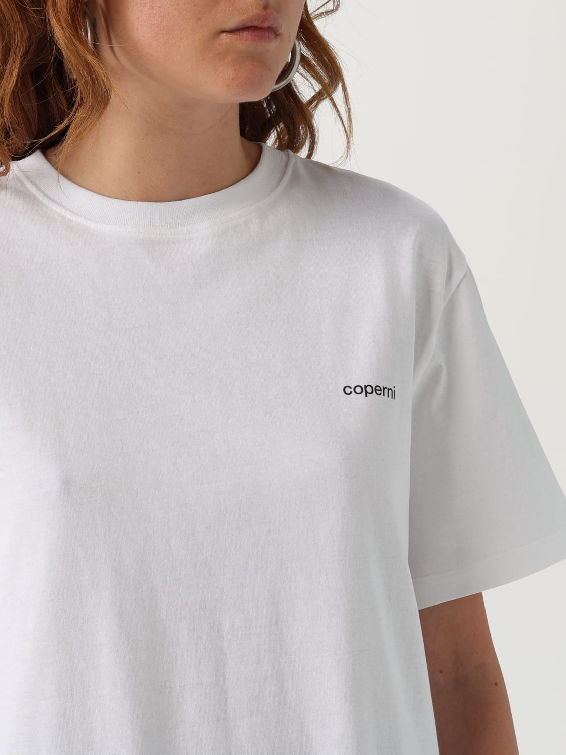 Tシャツ・カットソー COPERNI Woman T-Shirt White COPJS03F5036 WHTBLK COPERNI：Tシャツ レディース - ホワイト | GIGLIO.COM