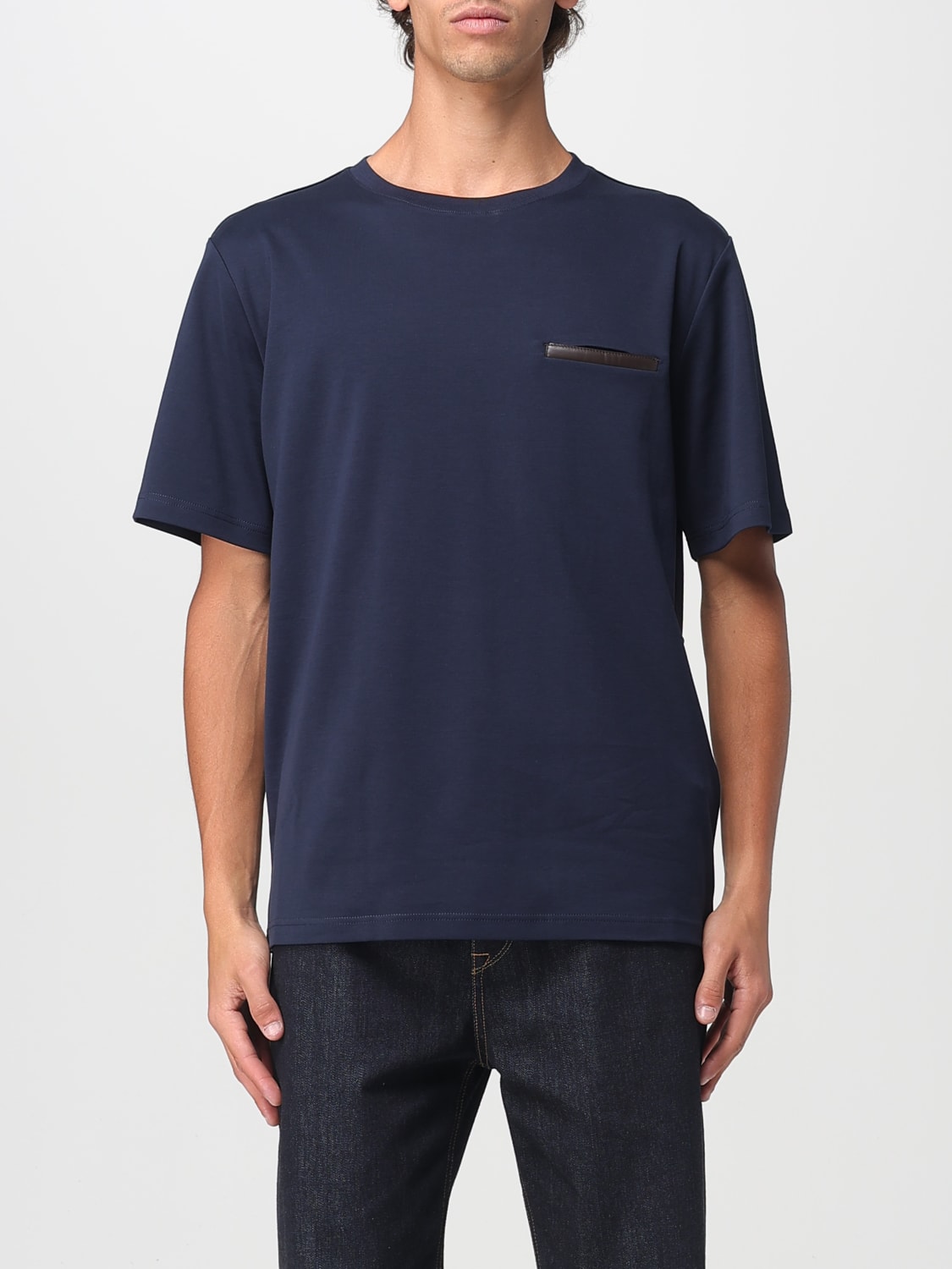 BERLUTI T-SHIRT: T-shirt men Berluti, Blue - Img 1