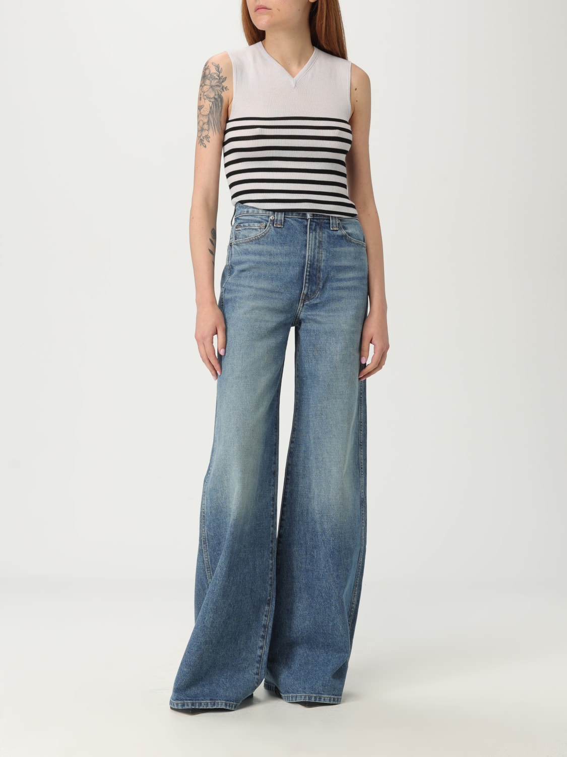 KHAITE TOP: Top woman Khaite, White - Img 2