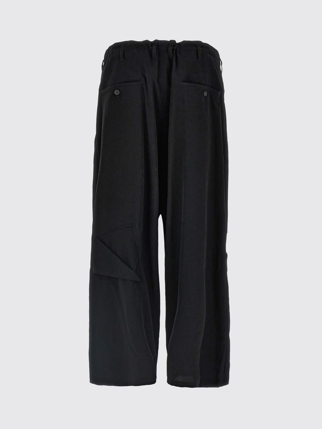 YOHJI YAMAMOTO PANTS: Pants men Yohji Yamamoto, Black - Img 2