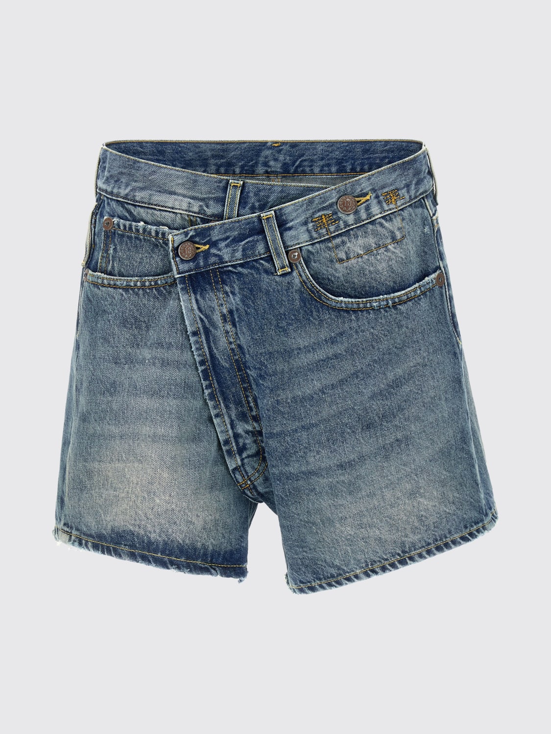 R13 SHORTS: Shorts damen R13, Blau - Img 1