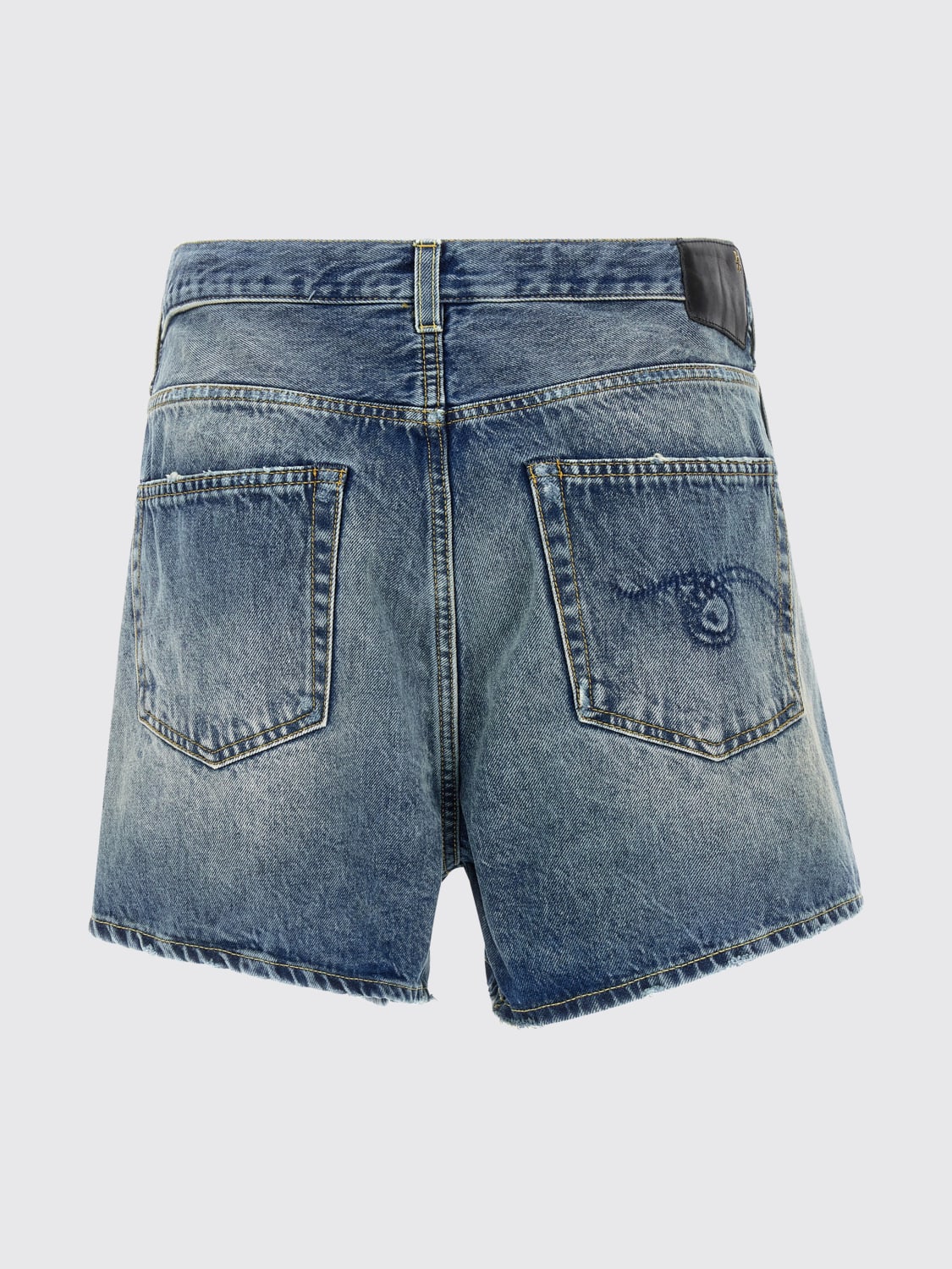 R13 SHORTS: Shorts damen R13, Blau - Img 2