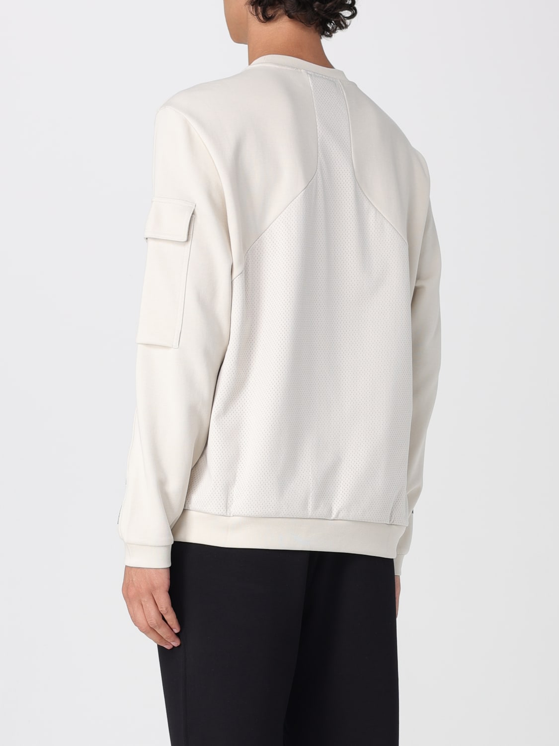 EA7 SWEATSHIRT: Sweater men Ea7, Beige - Img 2