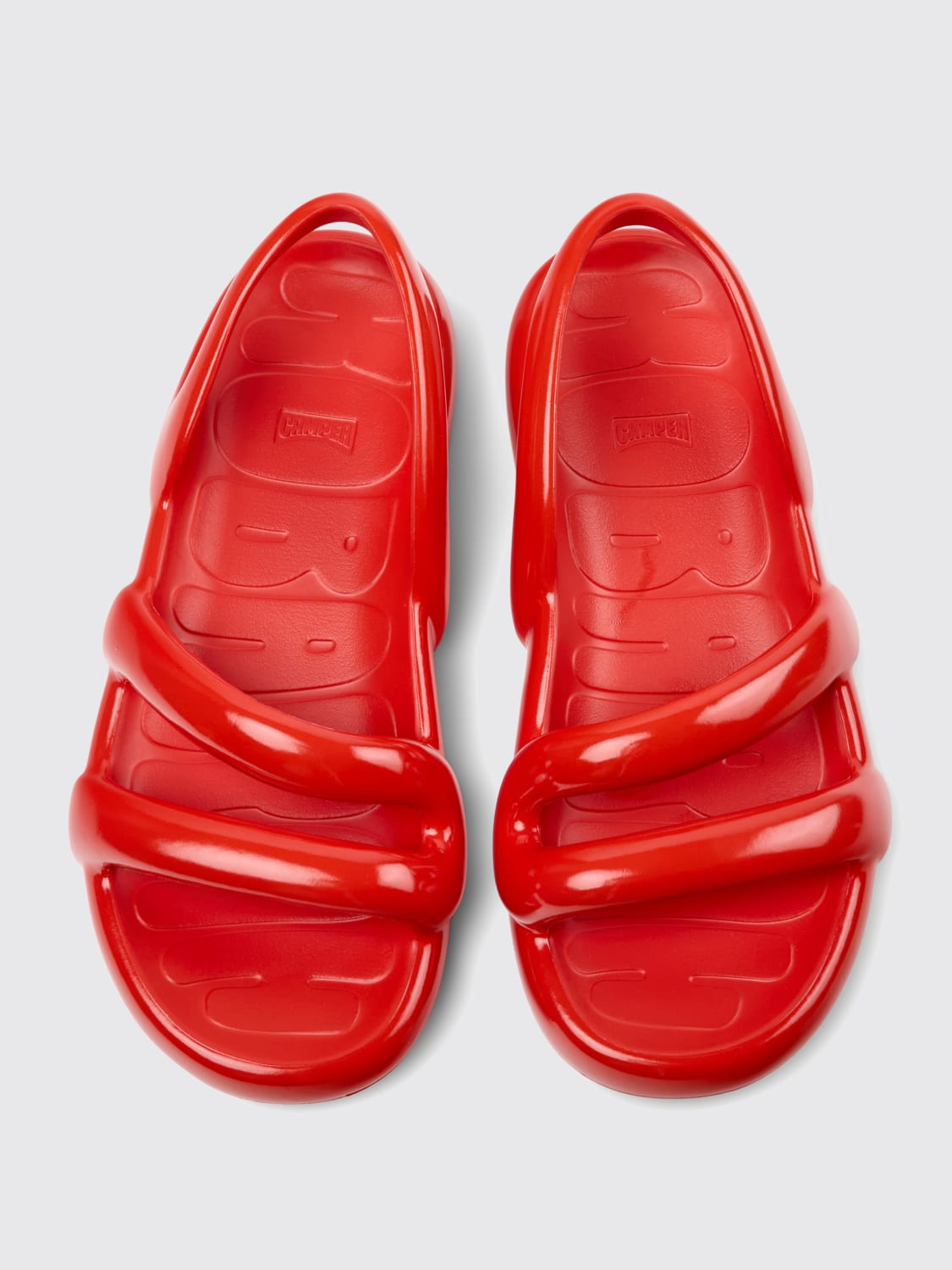 CAMPER SANDALI: Sandalo Kobarah Flat Wide Camper in Eva XL EXTRALIGHT®, Rosso - Img 4