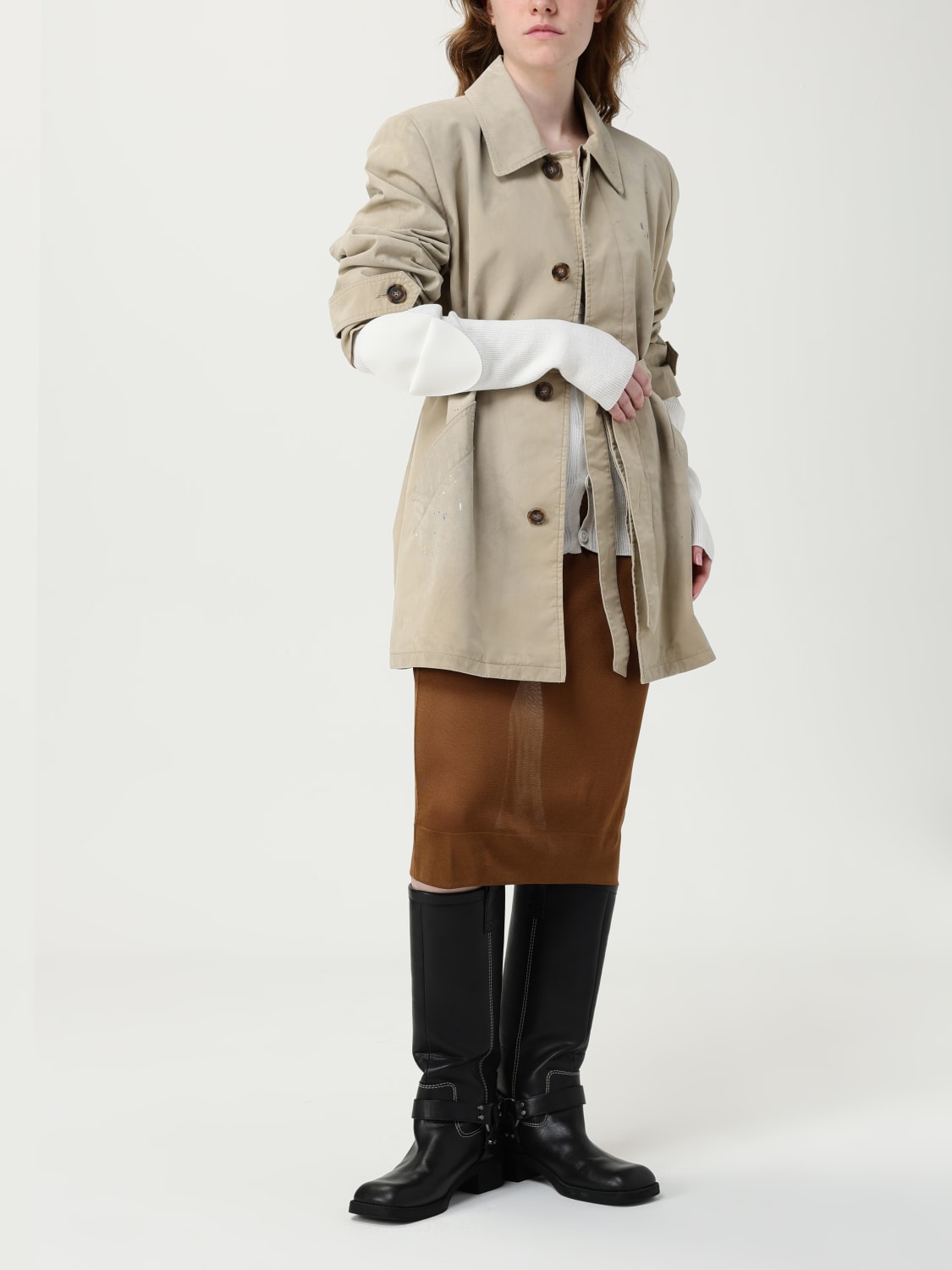 ジャケット MM6 MAISON MARGIELA Woman Jacket Beige S62AN0145S78537 113 MM6 MAISON MARGIELA: Jacket woman - Beige | Mm6 Maison