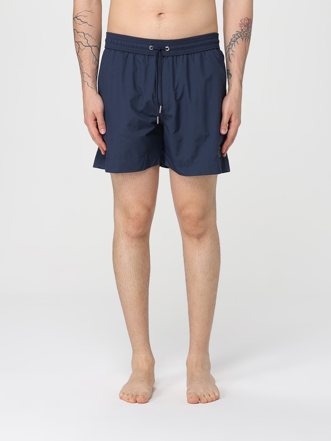 MAISON KITSUNÉ MAILLOT DE BAIN: Maillot de bain homme Maison KitsunÉ, Gris - Img 1