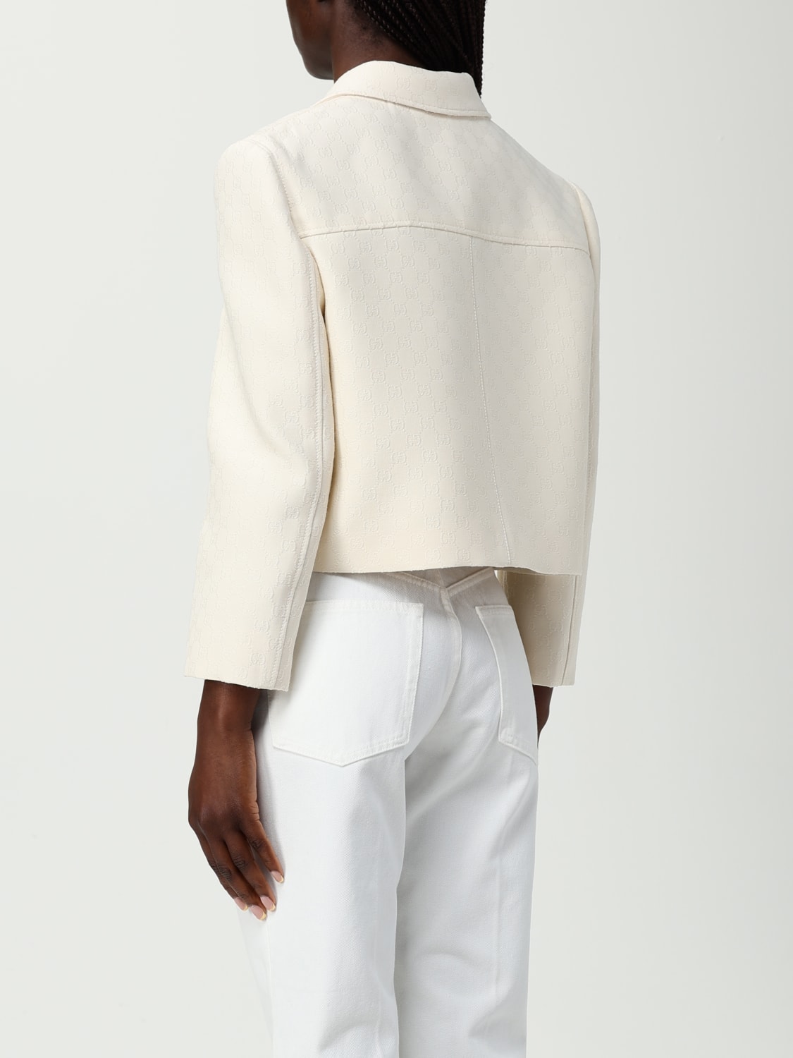 ジャケット GUCCI Women Jackets 828620ZASYJ 9854 WHITE GUCCI: Blazer woman - White | Gucci blazer 828620ZASYJ