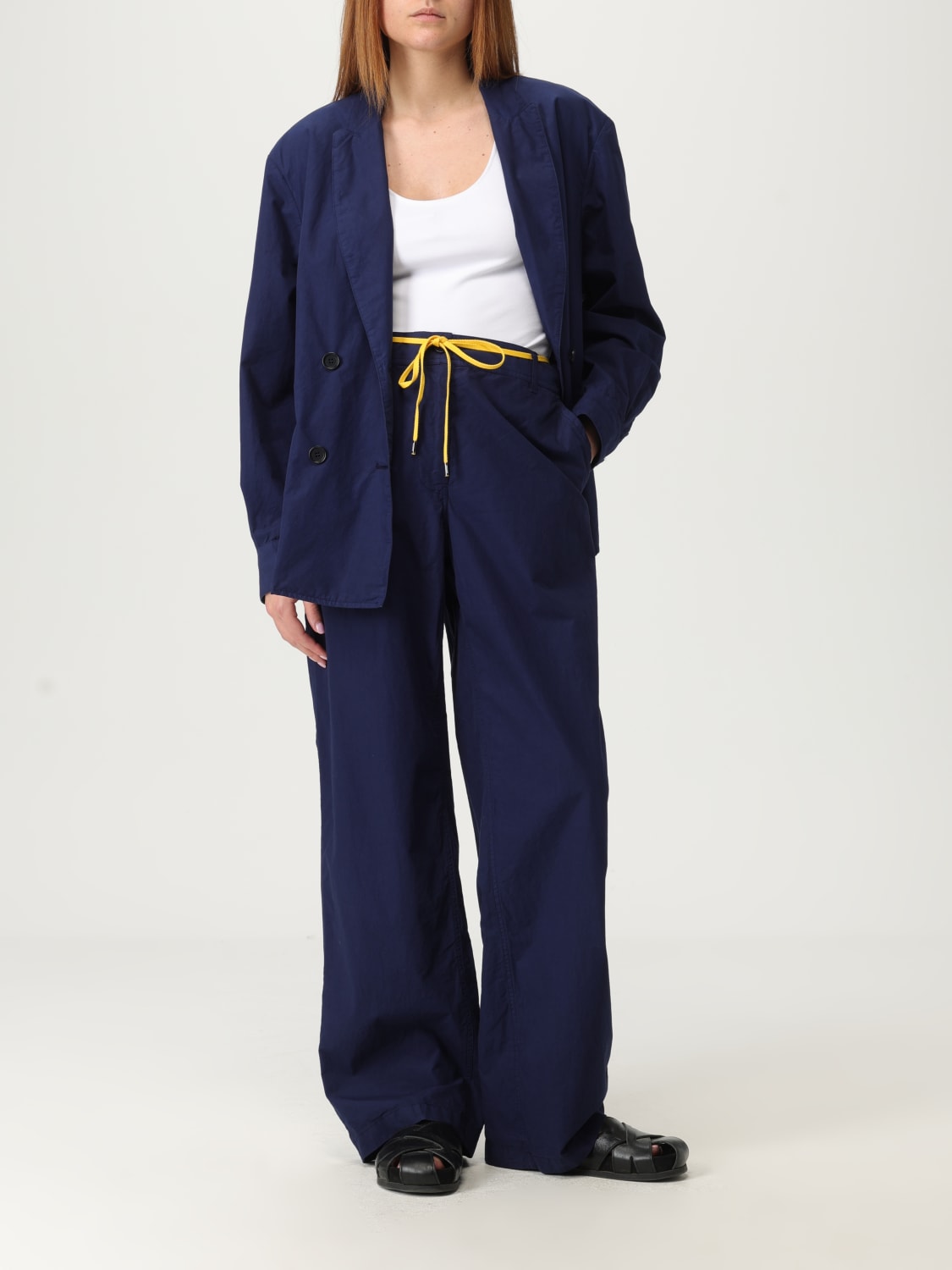 パンツ ASPESI Woman Pants Blue 0184G329 85096 ASPESI: Pants woman - Blue | Aspesi pants 0184G329 online at