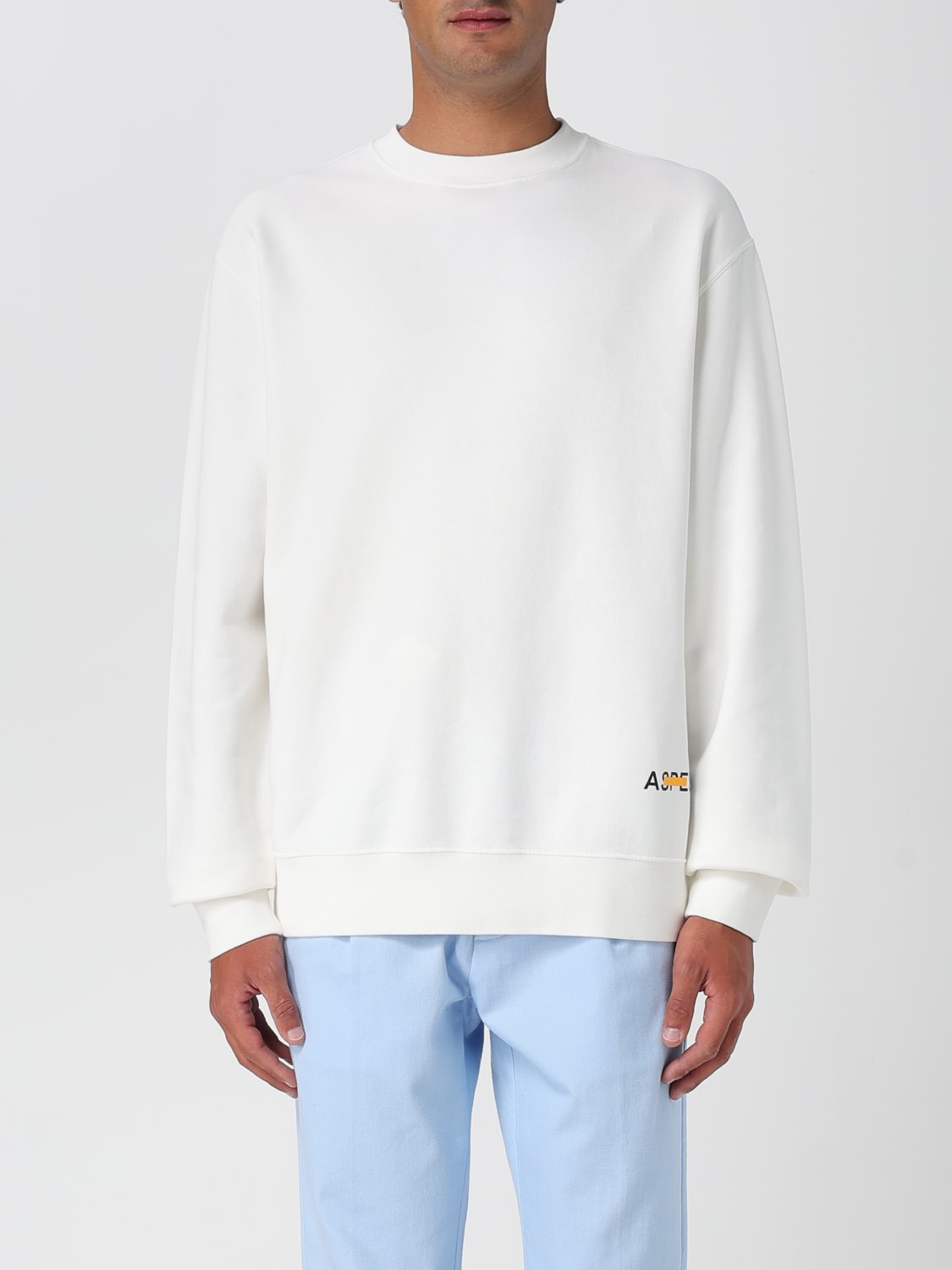 ASPESI SWEATSHIRT: Sweatshirt herren Aspesi, Yellow Cream - Img 1