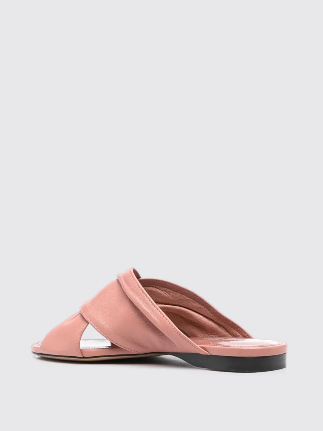 シューズ・サンダルその他 PARIS TEXAS Woman Flat sandals Pink PX1641XPVPL TEXASROSE Sandals in Texas rose leather - Paris Texas