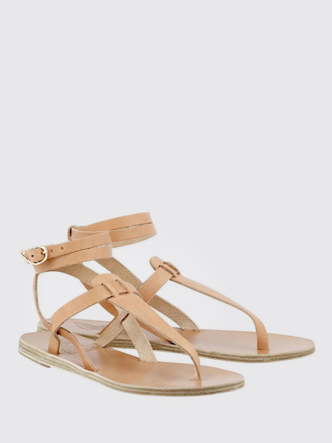 ANCIENT GREEK SANDAL SANDALES À TALONS: Chaussures femme Ancient Greek Sandal, Naturel - Img 2
