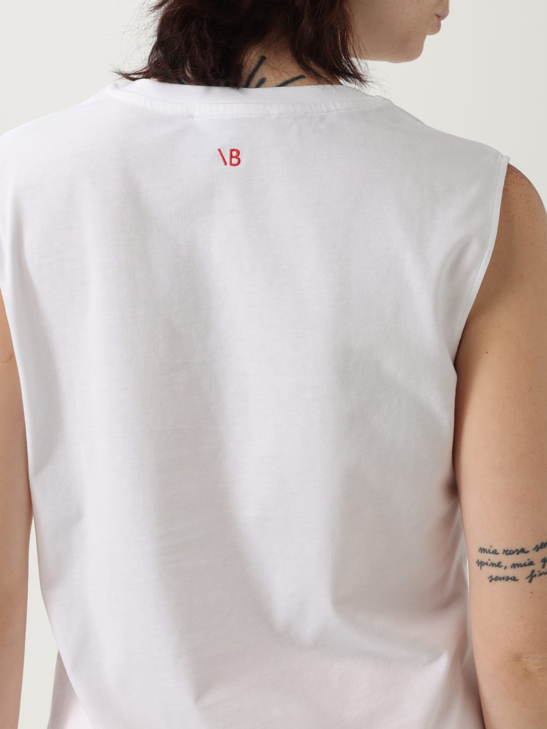 VICTORIA VICTORIA BECKHAM TOP E BLUSE: Top e bluse donna Victoria Victoria Beckham, Bianco - Img 5