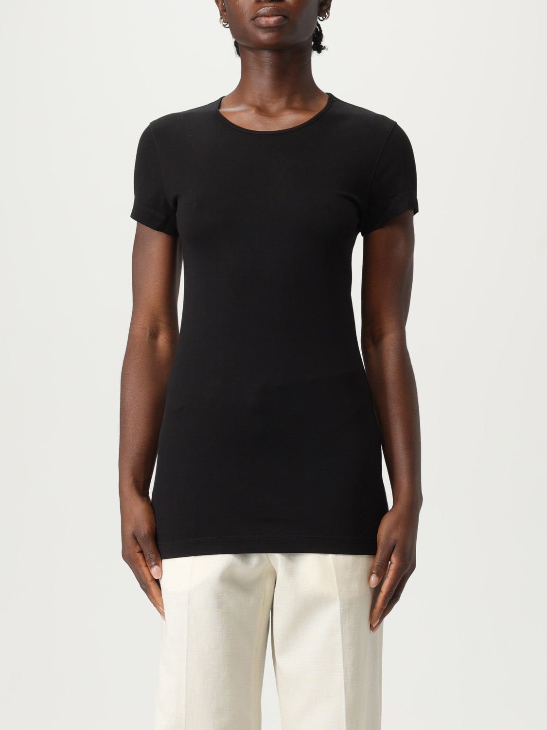 Tシャツ・カットソー LEMAIRE Woman T-Shirt Black TO1352LJ1018 BK999 LEMAIRE: T-shirt woman - Black | Lemaire t-shirt