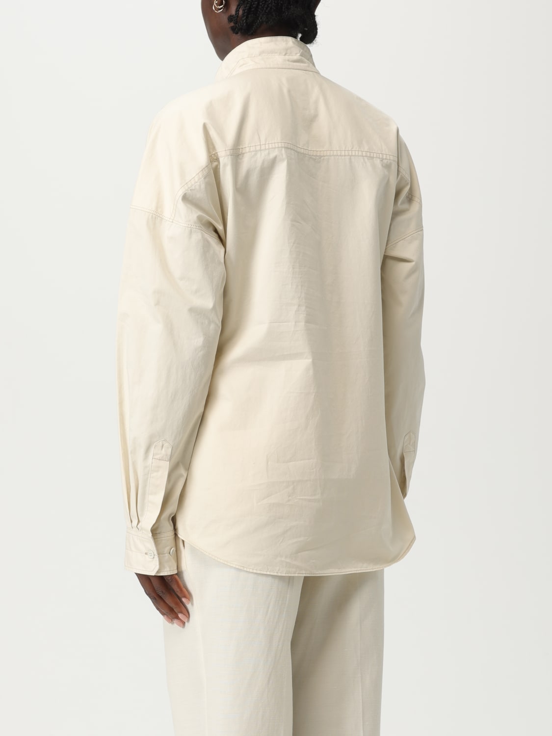 LEMAIRE CAMICIA: Camicia in cotone Lemaire, Beige - Img 3