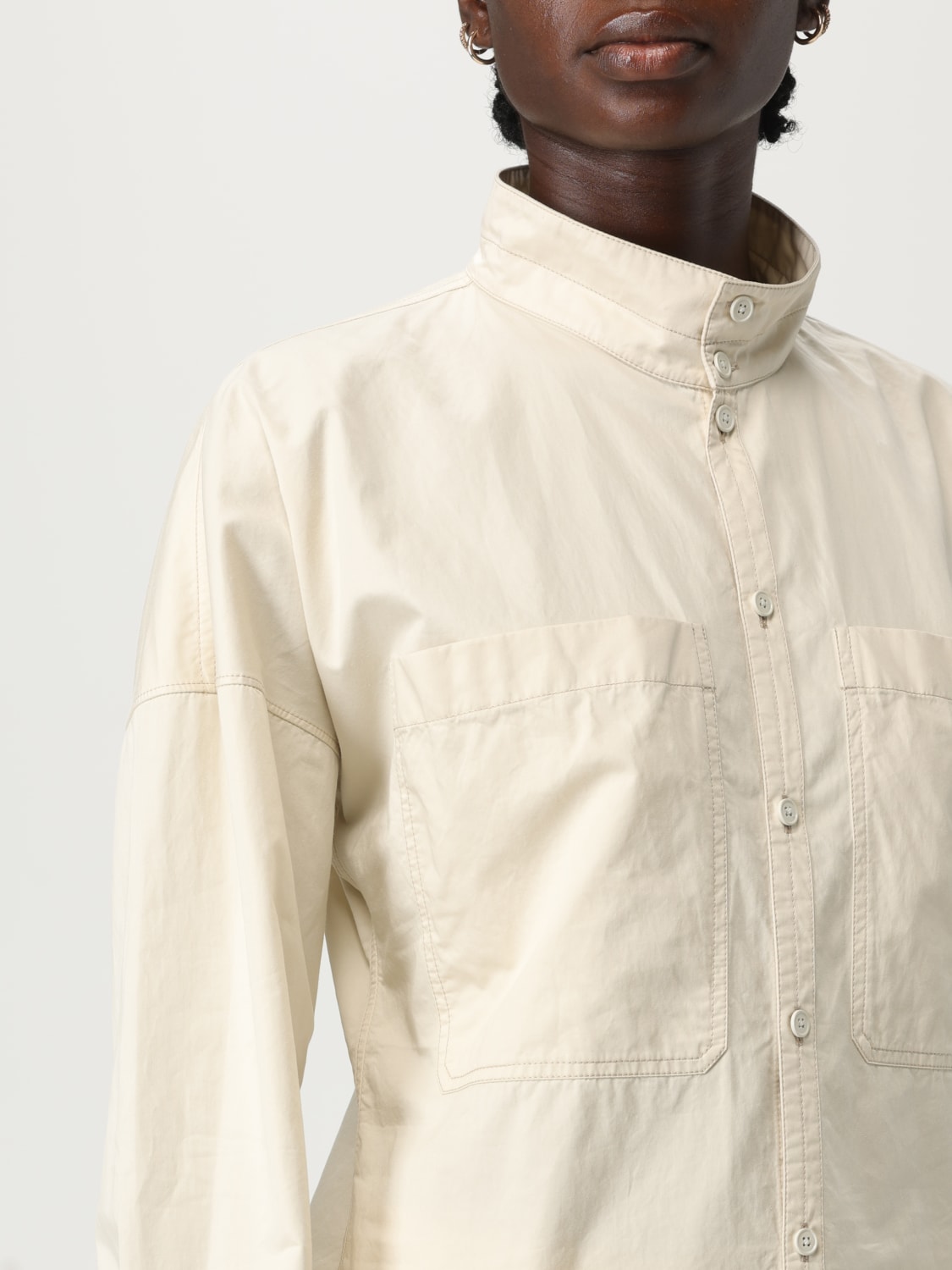 LEMAIRE CAMICIA: Camicia in cotone Lemaire, Beige - Img 5
