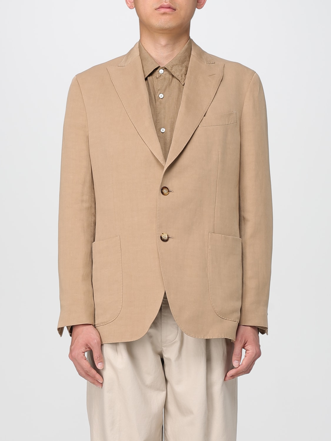 BOGLIOLI JACKET: Jacket men Boglioli, Camel - Img 1
