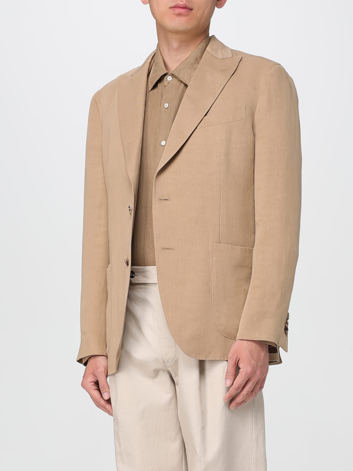 BOGLIOLI JACKET: Jacket men Boglioli, Camel - Img 3