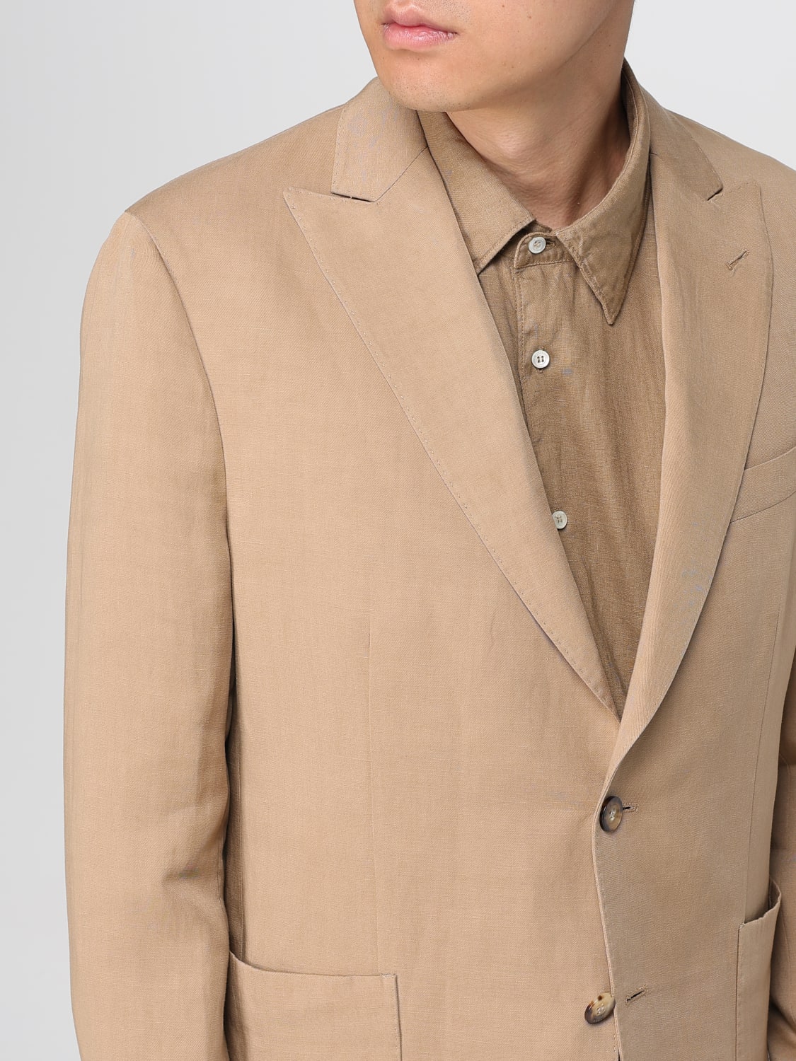 BOGLIOLI JACKET: Jacket men Boglioli, Camel - Img 4