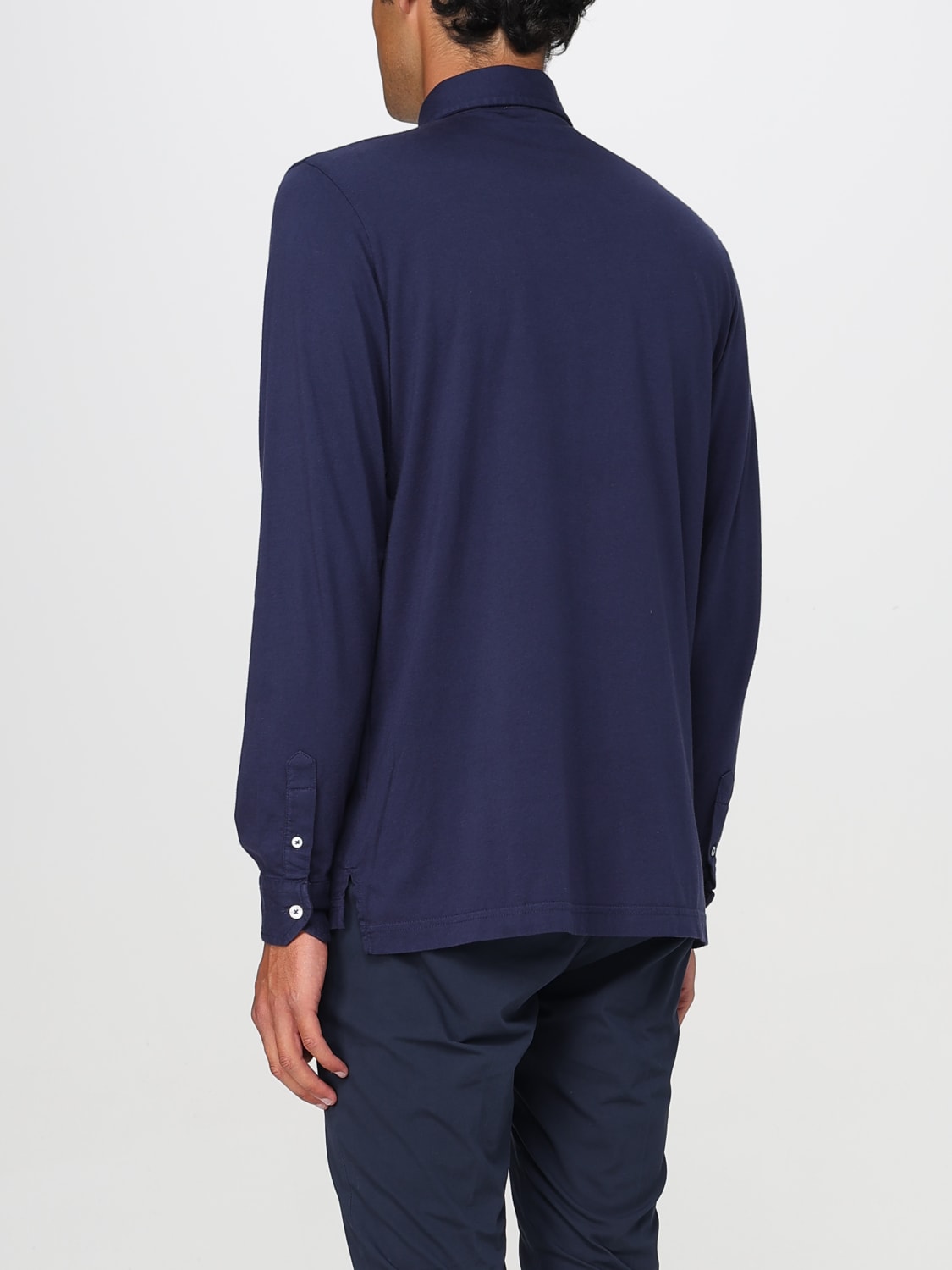 DOPPIAA CAMICIA: Camicia in maglia Doppiaa , Blue - Img 2