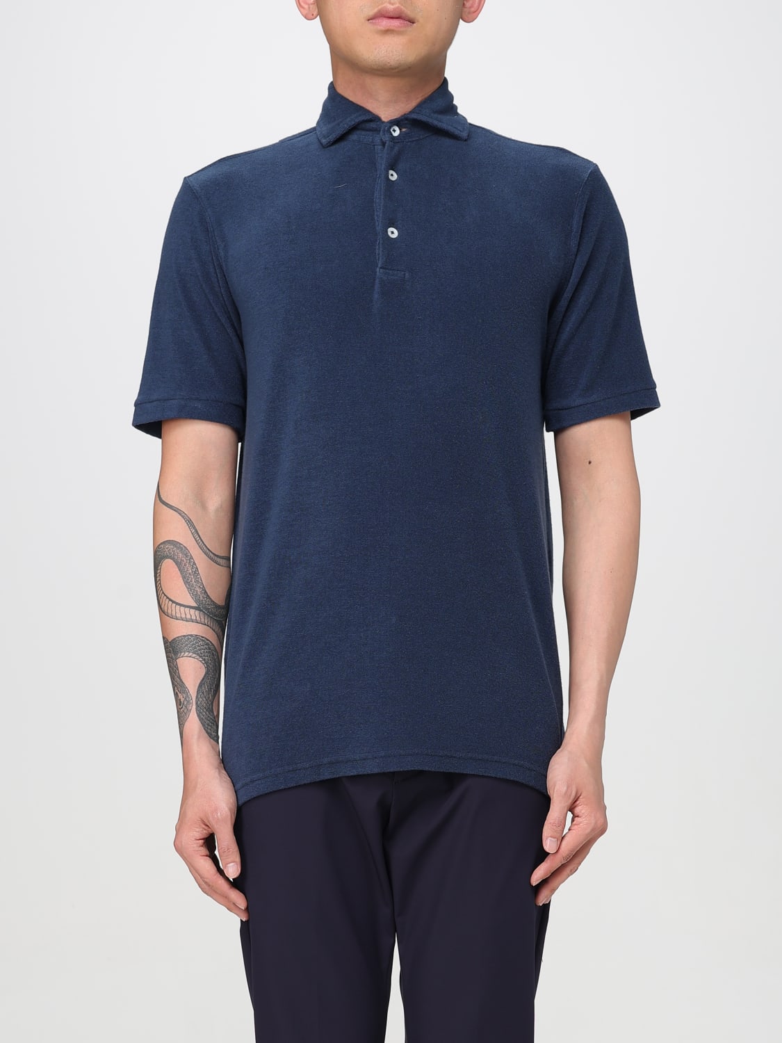 DOPPIAA CAMISETA: Camiseta hombre Doppiaa, Azul Oscuro - Img 1