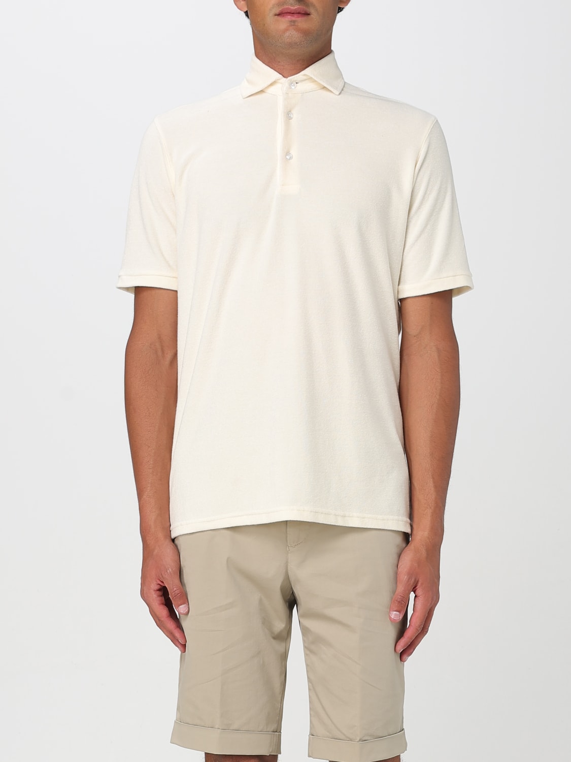 DOPPIAA T-SHIRT: T-shirt men Doppiaa, Cream - Img 1