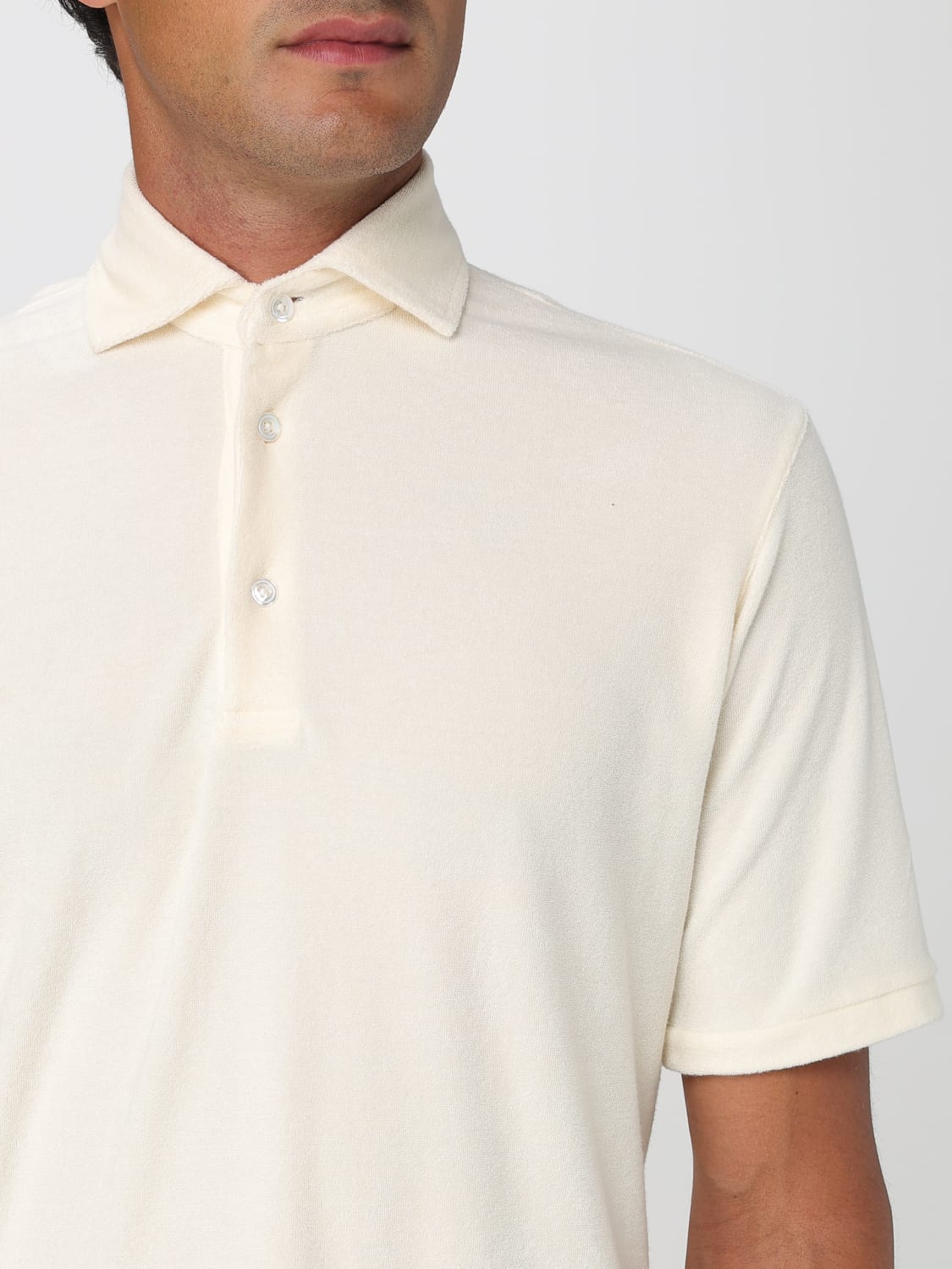 DOPPIAA T-SHIRT: T-shirt men Doppiaa, Cream - Img 3